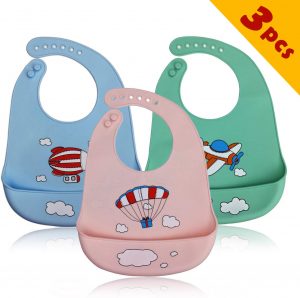 Baberos impermeables para bebé,alimentación de bebé de sil Baberos impermeables para bebé,alimentación de bebé de sil